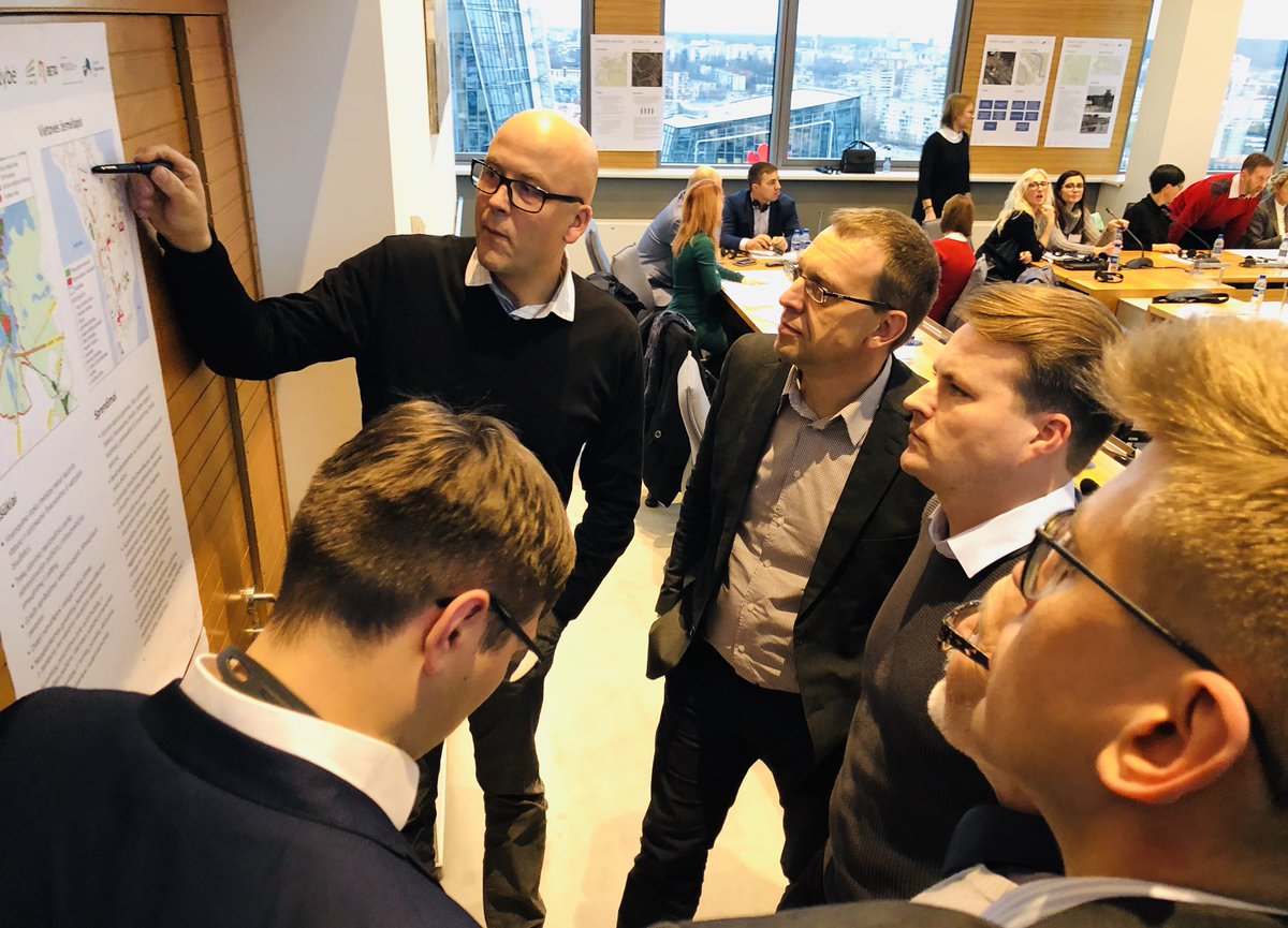 At a meeting in Vilnius today, representatives from Lithuanian municipalities exchange on strategies for sustainable urban redevelopment. <a href="/gtdknut/">Knut Hoeller</a> <a href="/EUKI_Climate/">European Climate Initiative</a> #Climatechange #urbanplanning