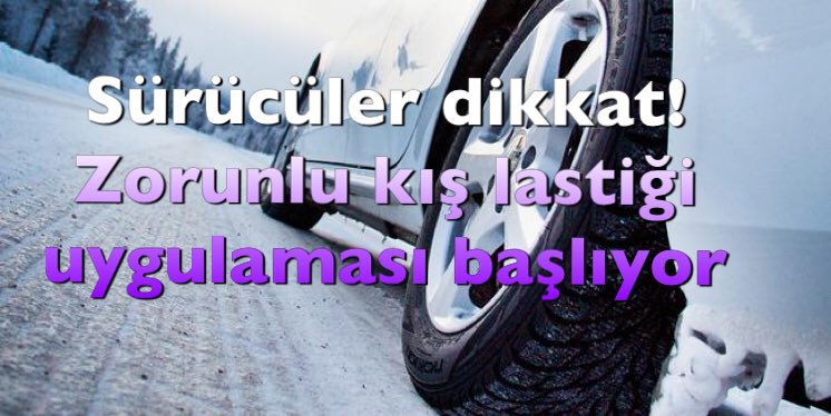 abcsigorta1's tweet photo. Şehirler arası yük ve yolcu taşıyan ticari araçlar için kış lastiği takma zorunluluğu 1 Aralık'ta uygulamaya girecek. Bu tarihten itibaren kış lastiği takmayan ticari araçların sürücülerine 715 lira para cezası kesilecek. #abcsigorta #kışlastiğiuygulaması https://t.co/ZEbMNN8qbT