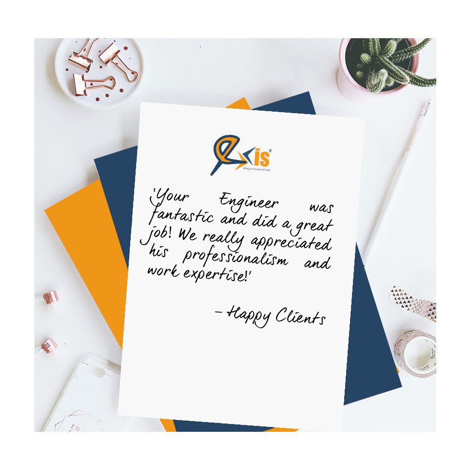 Midweek Motivation!
#HappyClients #Engineers #Router #WorldwidePresence #Switches #Installation #Configuration #Troubleshooting #DesktopSupport #ManagedServicesSolution #OnsiteSupport #MultilingualHelpDesks #MaintenanceandWarehousing #OutsourcingSolutions #Excis