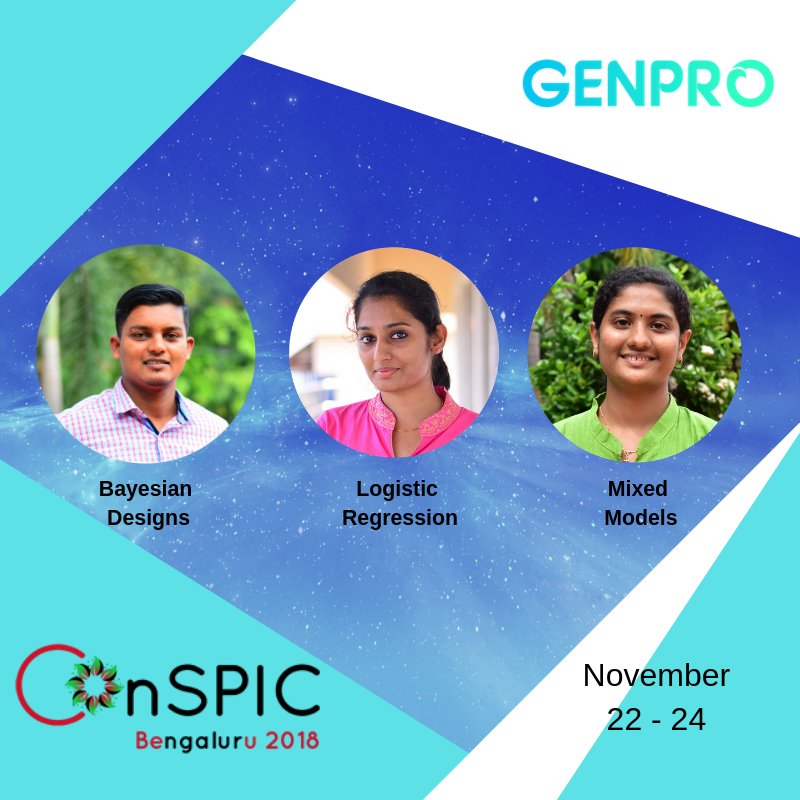 genproresearch's tweet photo. Meet us at #ConSPIC, #Bengaluru on 22nd November and 24th November 2018 https://t.co/dFfQ6PCtxO