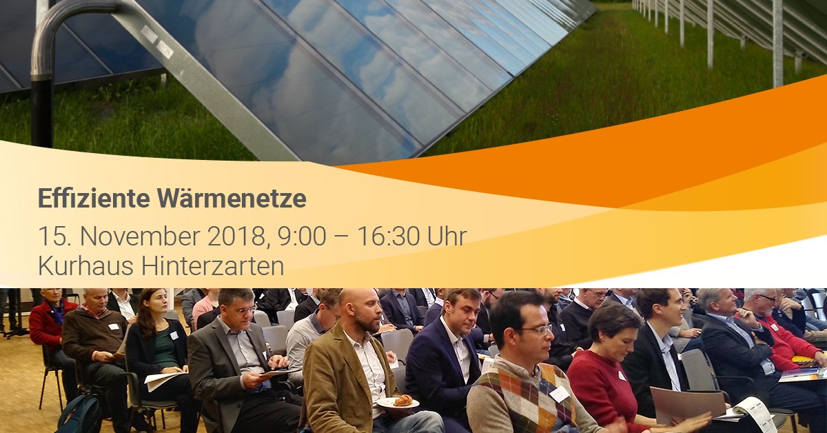 Kürzlich im Fachkongress Effiziente Wärmenetze Hinterzarten.
Top-Aktuelles über Kalte #Nahwärme, Speicher, Förderungen od. Biogas, ausgeglichen m. Erfahrungsaustausch &amp; Vernetzung.
Für unser Ziel, unseren Beitrag zu Quartierslösungen m. Nahwärme zu leisten, ein wertvolles Event!