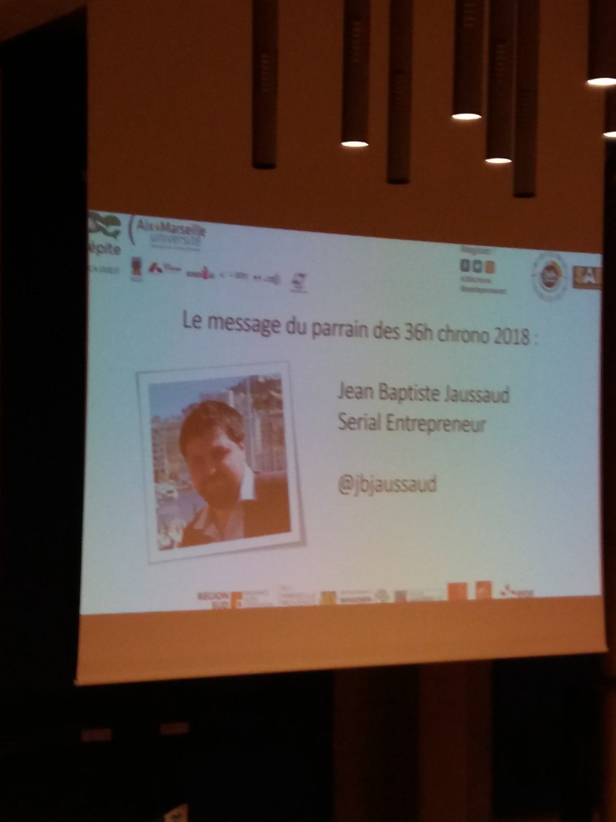 "C'est un jour heureux parce qu'on va créer des liens" #36hchrono @PepitePACAOUEST "Vous avez tous amené vos rêves ?"