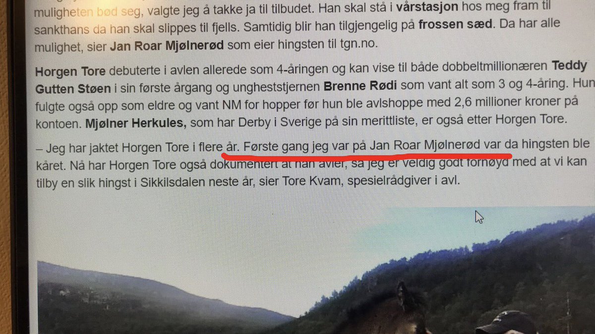 evertom72's tweet image. Det var flere enn hestene som øver på avlsarbeid.
