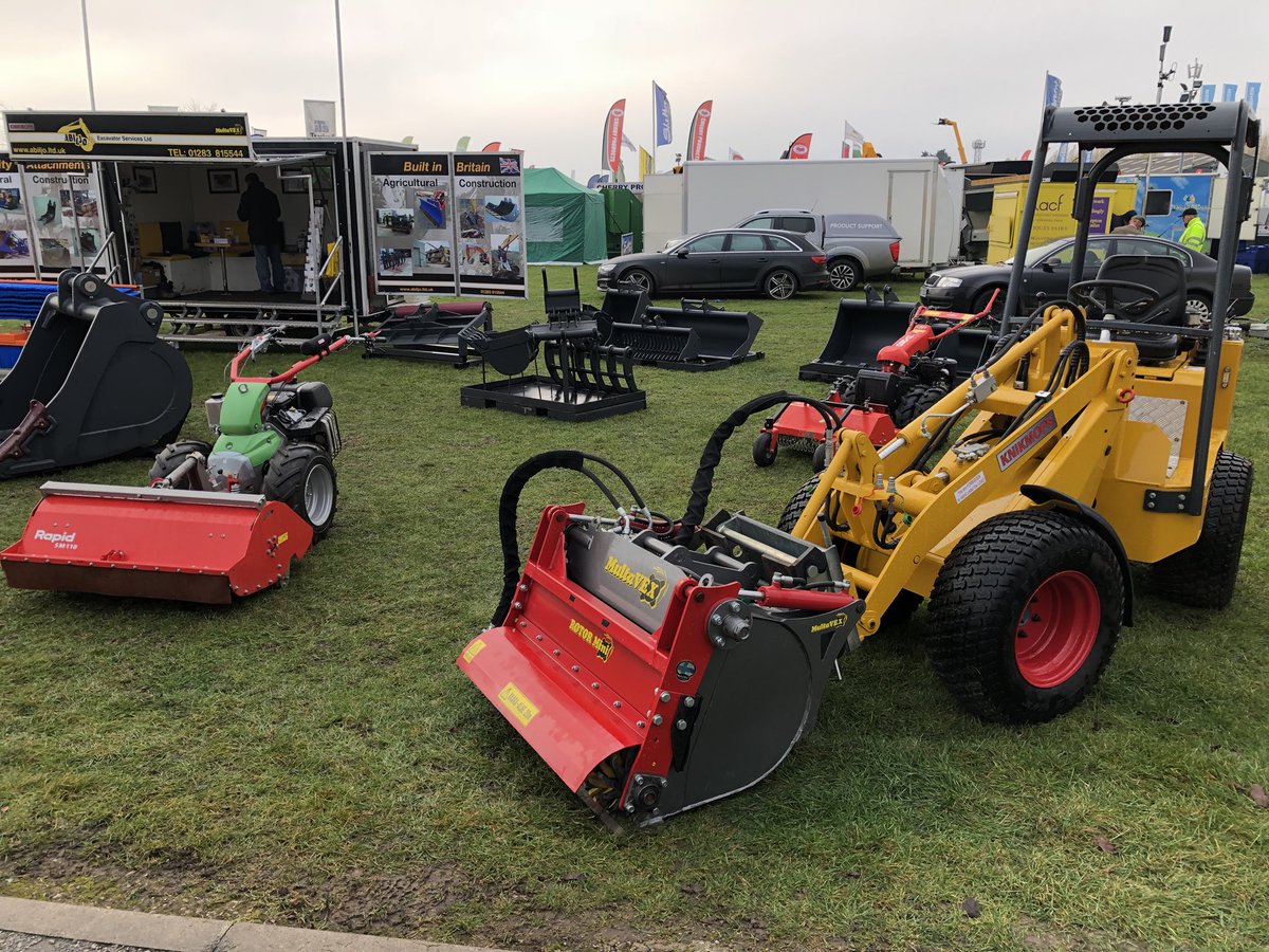 Abiljo_buckets's tweet photo. Morning from day one of the @MidsMachinery come and see us and @rapidtractors on stand OS L5 #knikmops #miniloaders #rapidtractors 2 wheel tractors #construction and #agricultural #attachments and #Multavex cobra screening buckets https://t.co/2vQUURsND3