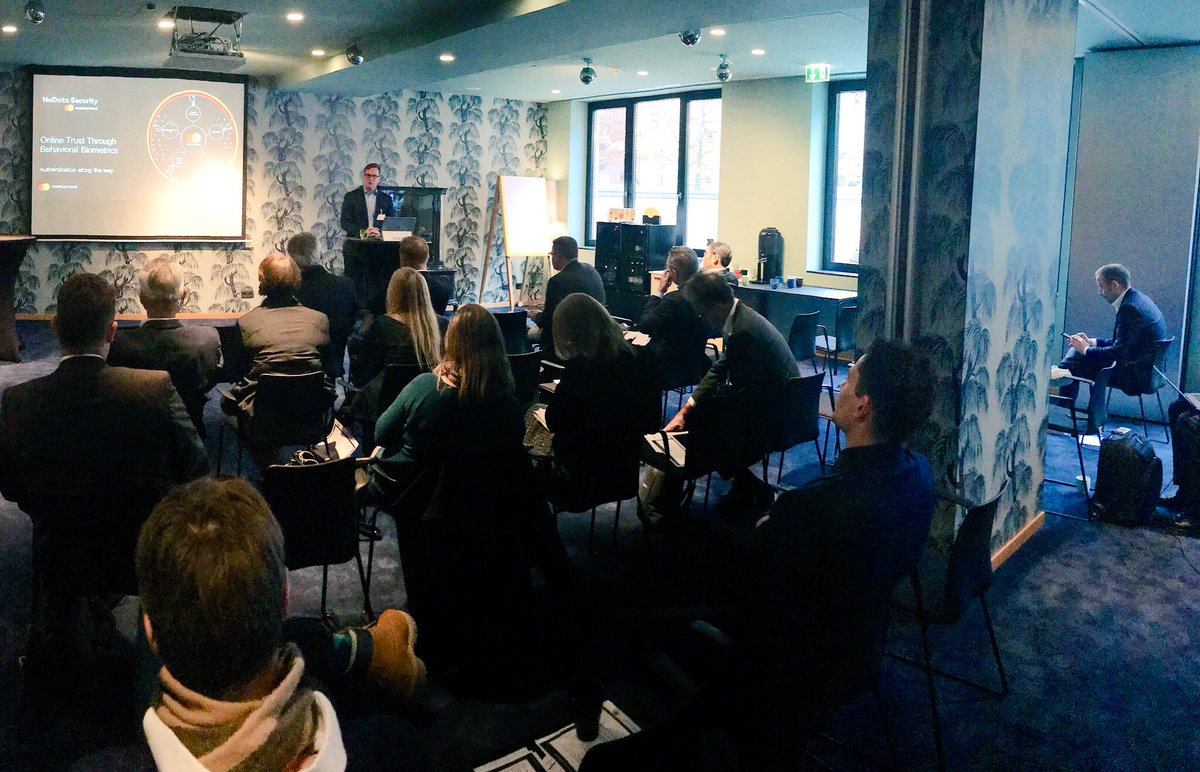 MastercardDE's tweet image. „Die #EBA hat festgestellt, dass auch #BehaviouralBiometrics eine Authentifizierungsmethode seien können. #Mastercard ist mit @NuDataSecurity darauf vorbereitet“, erklärt Carsten Muerl. #sca #fraudprevention #biometrie @WM_Seminare