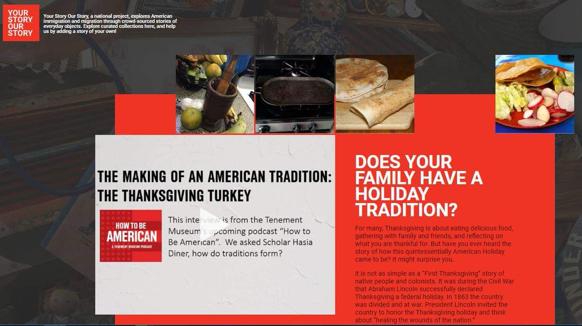 #Traditions are malleable, they grow and change with each passing #generation. We give them weight because they make us feel more connected to the ones we love. Cheers to us all feeling a little closer to one another this week. 
 yourstory.tenement.org/features/ameri… 

#thanksgiving #ysos