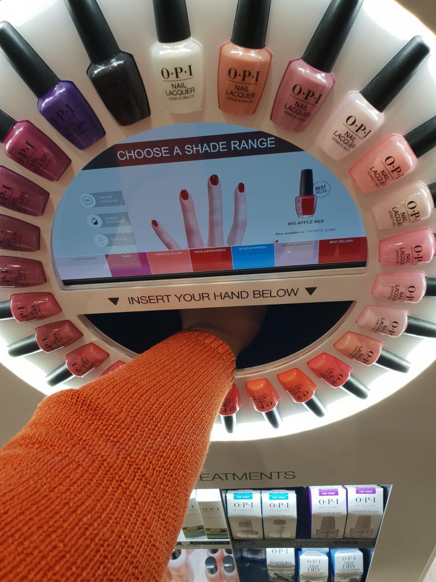 playretail's tweet photo. Look what we found in @STN_Airport! The #FSDUs we designed for @OPI_PRODUCTS are located in #DutyFrees nationwide – have you tried one? #OPI #Retail https://t.co/9IpMGRIjCl