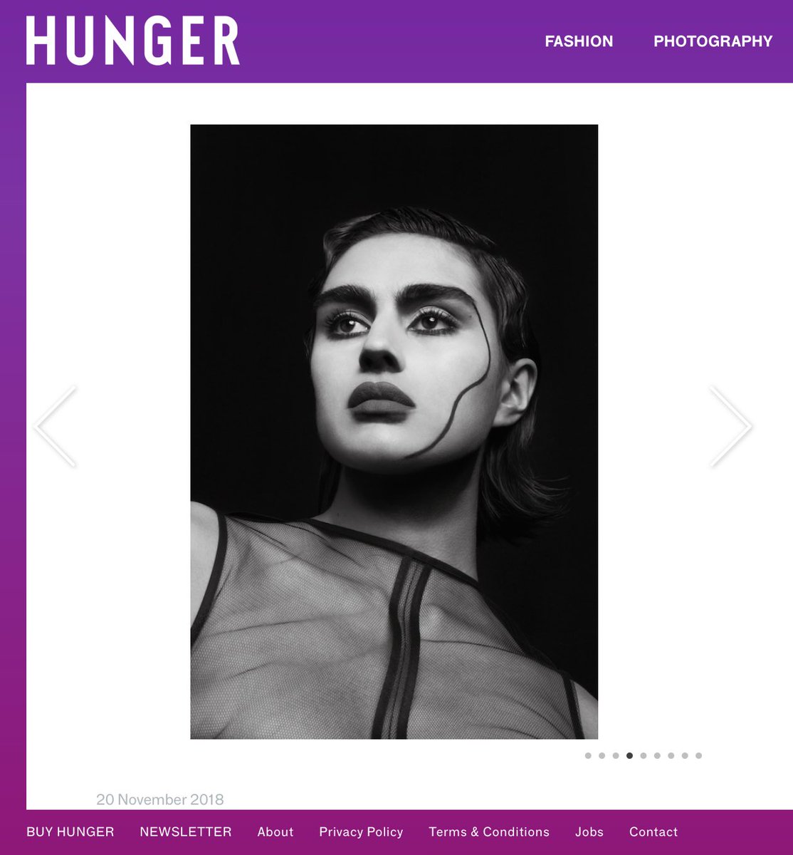 Our #longshawward #sheertop in <a href="/HungerMagazine/">Hunger Magazine</a> !!! #hungermagazine