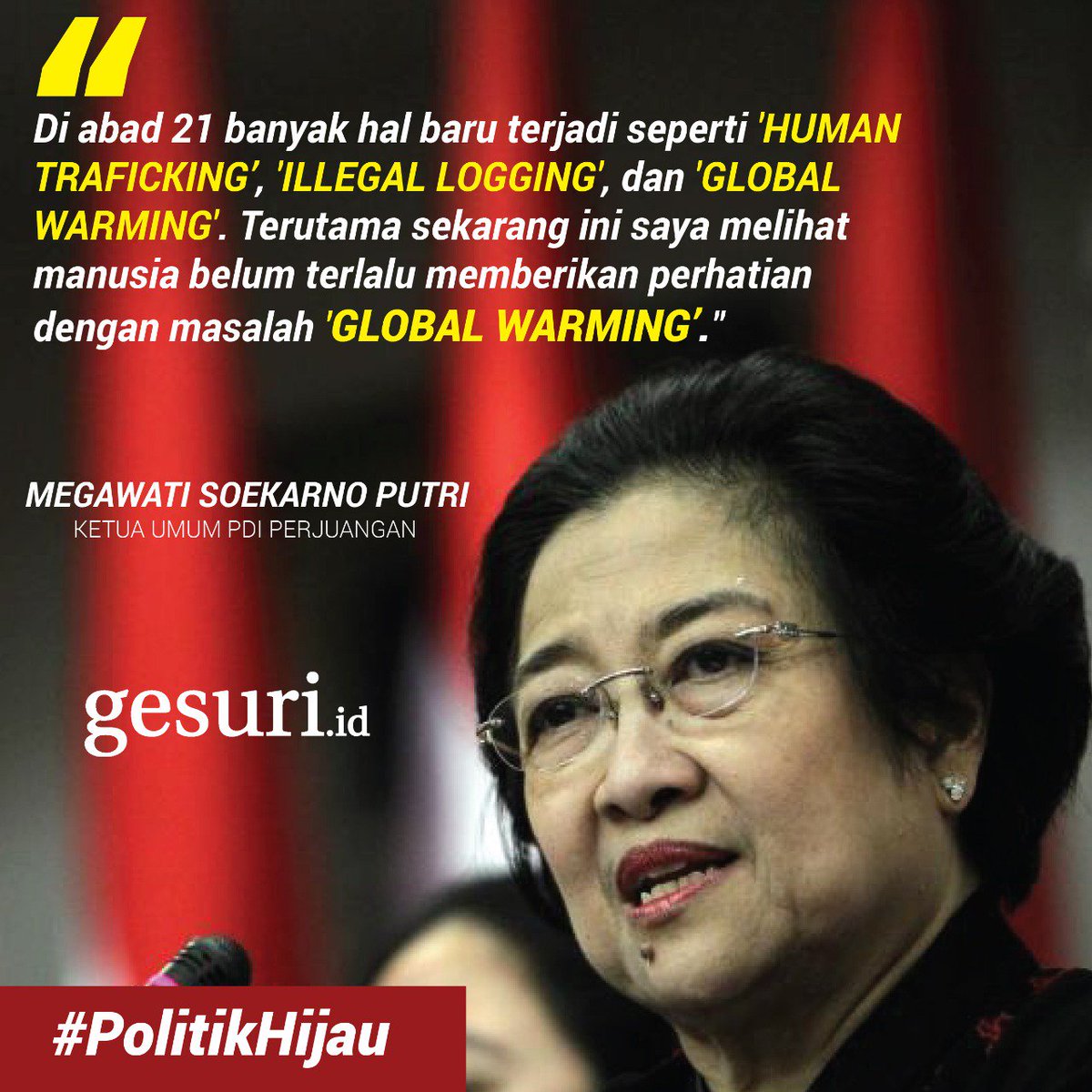 PDIP_Sulsel's tweet photo. Hijau Alamku
#PolitikHijau

#HariPohonSedunia
@PDI_Perjuangan
@PutraNababan
@MahesaTiwi
@Fsilolongan
@pdiperjuangan
@jokowi
@RafaAleesha
@zea_feliesfebya https://t.co/MRxbcdGxB3