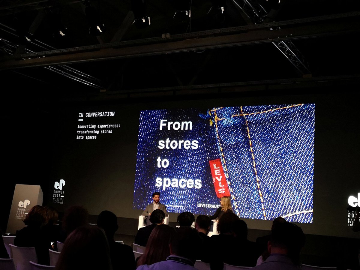simonapadoan's tweet photo. #ePSummit2018 now is the #Innovation moment with @LEVIS #fashion https://t.co/Ti0ScT4Tmf