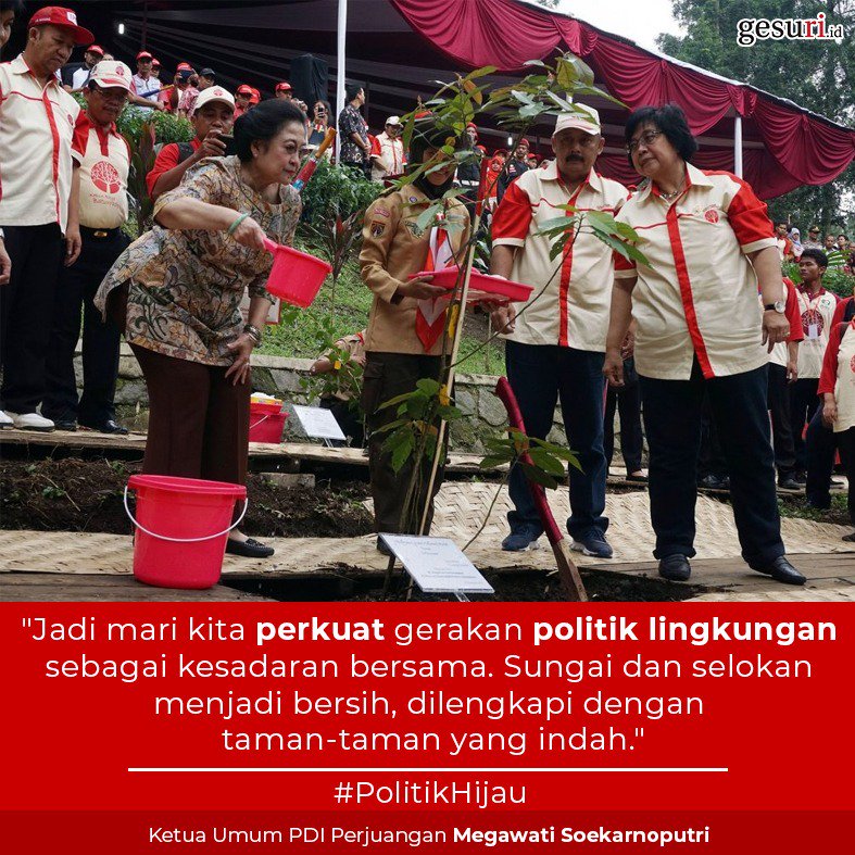 PDIP_Sulsel's tweet photo. Hijau Alamku
#PolitikHijau

#HariPohonSedunia
@PDI_Perjuangan
@PutraNababan
@MahesaTiwi
@Fsilolongan
@pdiperjuangan
@jokowi
@RafaAleesha
@zea_feliesfebya https://t.co/VhfO7poQPn