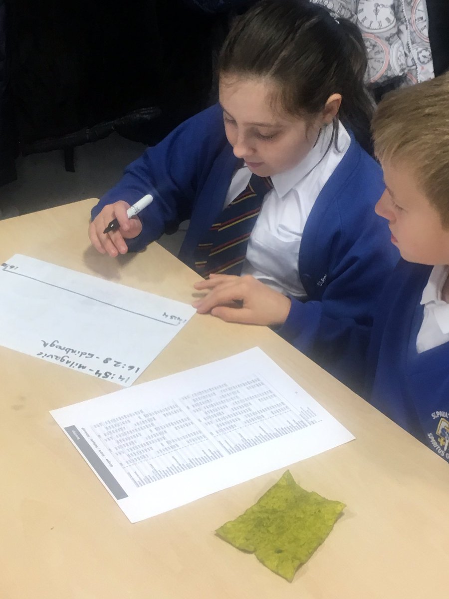 MsMillarHT's tweet photo. Visiting P7b for Numeracy today to ensure there is consistency in learning and teaching throughout the school & making the learning real using train timetable for our train line #talkingpartners #opennumberlines @GL1718 @EdSAttainGCC https://t.co/lQF1H1DMNj