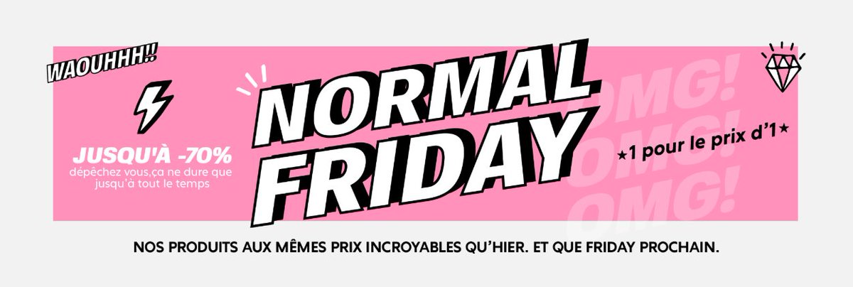 En vrai à <a href="/back_market/">Back Market 🇫🇷</a> on va faire un Normal Friday et ça me fait bien marrer ^^ #CaNeDureQueJusquaToutLeTemps #1PourLePrixD1 backmarket.fr/edition-black-…