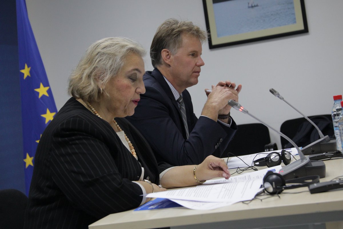 EULEXKosovo's tweet photo. “As EULEX ended its executive mandate in the #Kosovo justice system last June, it is timely &amp; appropriate for the Kosovo authorities to take full ownership of reform efforts to make their institutions more resilient," says #EULEX Head Papadopoulou at #JRCB meeting. https://t.co/tU45gl22ZA