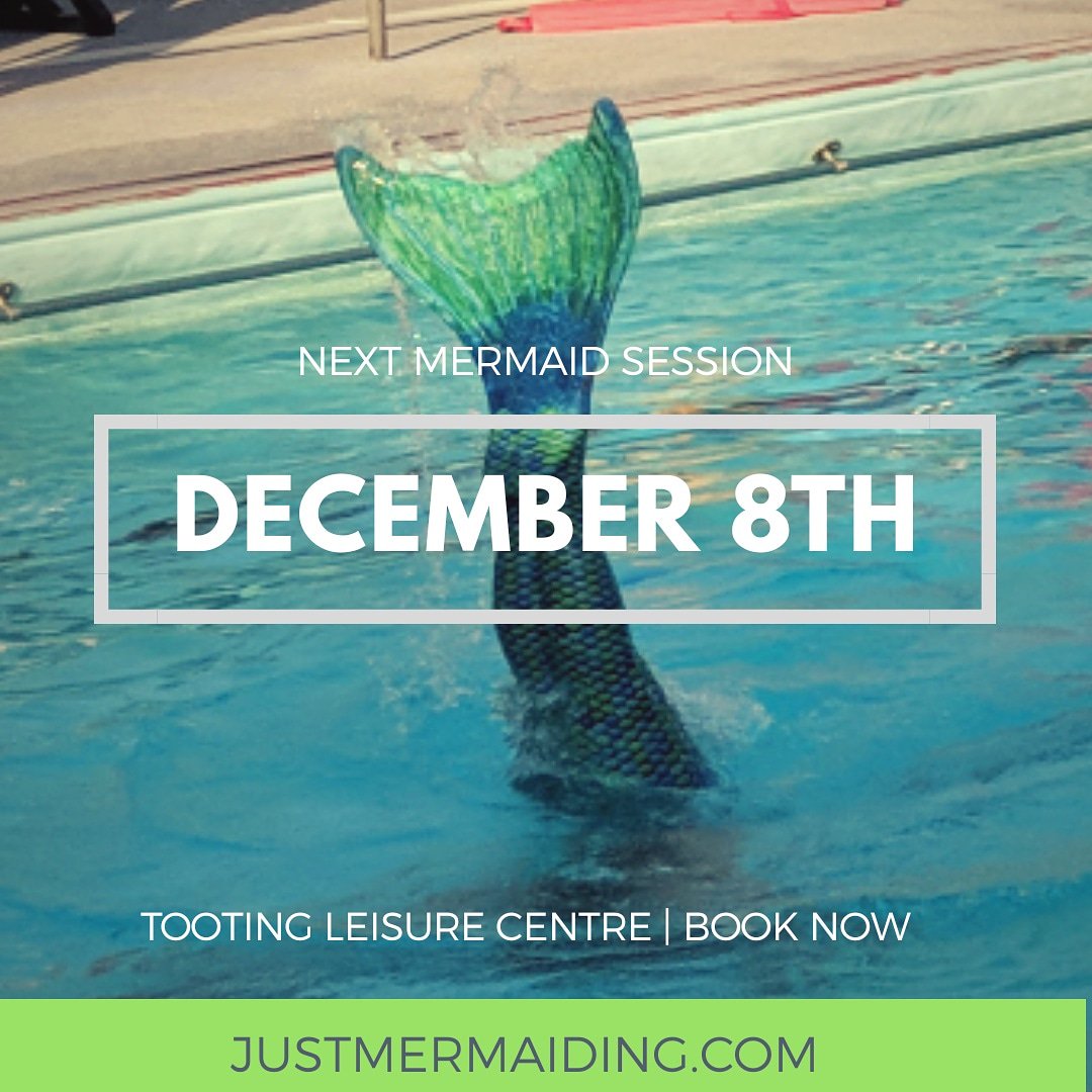 JustMermaiding's tweet photo. Limited spaces available for children's mermaid lessons at
Tooting Leisure Centre
Dec 8th at 4:15pm
#mermaidlessons #tooting
#tootinglc #justmermaiding #mermaids #beamermaid #booktoday #booknow https://t.co/xzhUYzqUoE