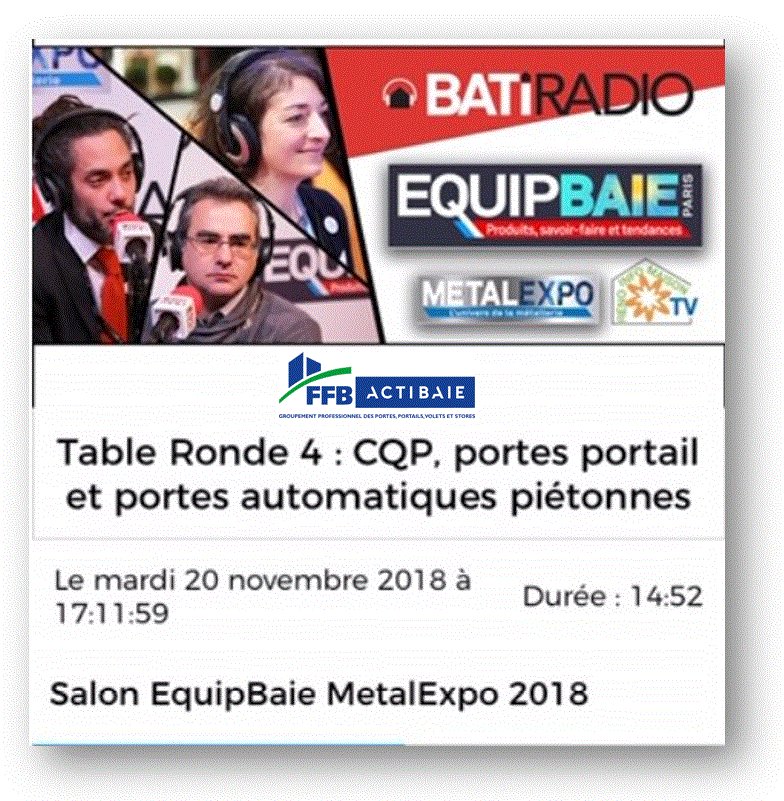 Group_Actibaie's tweet photo. INTERVIEW: Julie Verrecchia, responsable technique d’#ACTIBAIE,
nous a parlé du #CQP Installateur de portes, portails et portes automatiques piétonnes sur @Bati_Radio
#Portes #Portail #Volets #Stores #Baies #Industrie #technicBaie #Equipbaie #Artisans #BTP #DICT #Apprentissage https://t.co/hKEffPwY3I