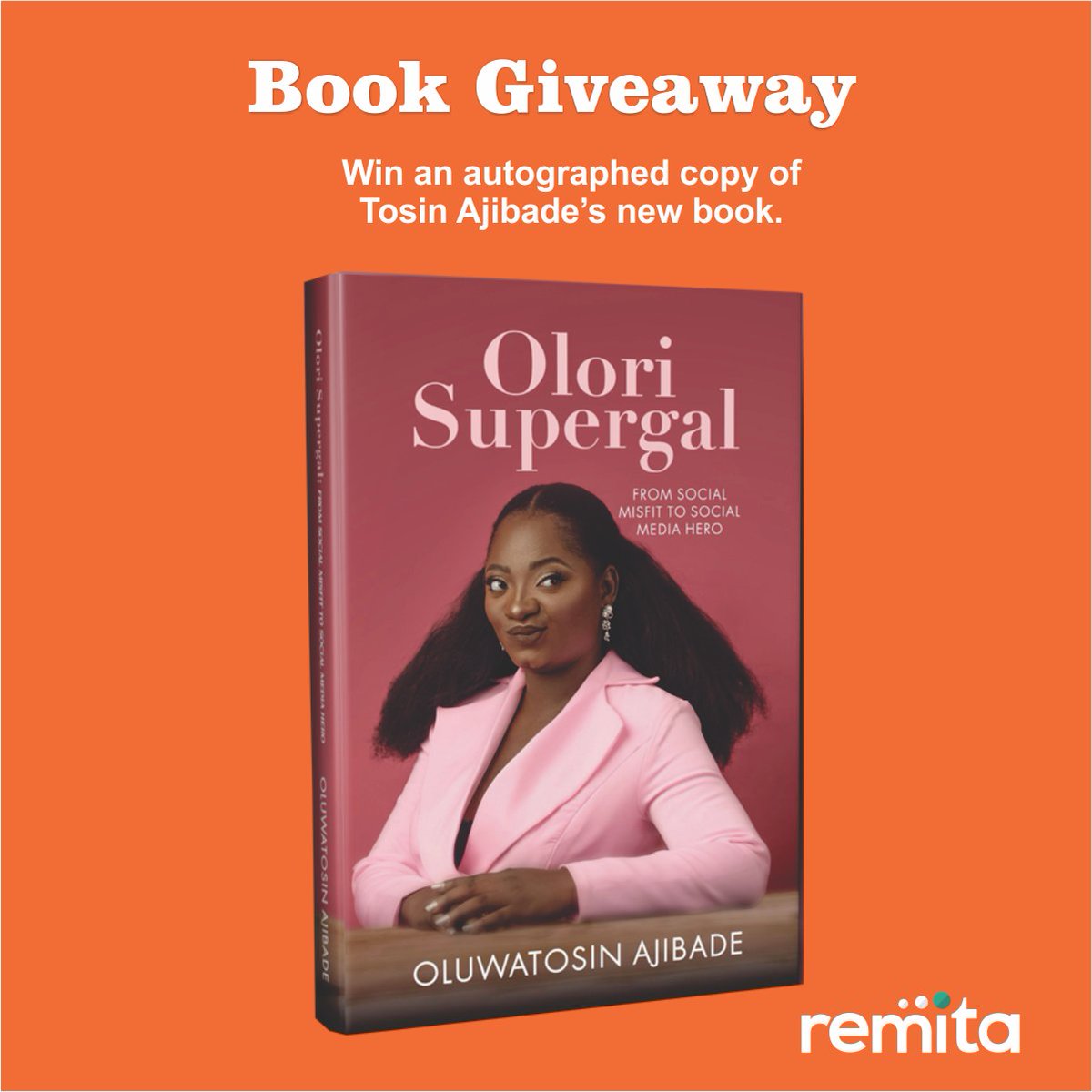 RemitaNET's tweet photo. Here's an opportunity to win an autographed copy @thetosinajibade's #MisfitToHero
How to WIN:
1. Follow us on Instagram: https://t.co/io7kWk34GT
2. Follow @TheTosinAjibade
3. On the IG post, tag as many friends as possible
Two winners to be picked randomly on 26th November. https://t.co/v2Ppu3mowA