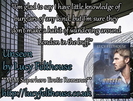 Check out Unseen, my bonkers M/M superhero story from <a href="/PridePublishing/">Pride Publishing</a>  ow.ly/DROe30mGpJL #gay #mm #superhero #romance #sexy #LPRTG <a href="/8britbabes/">Brit Babes</a>
