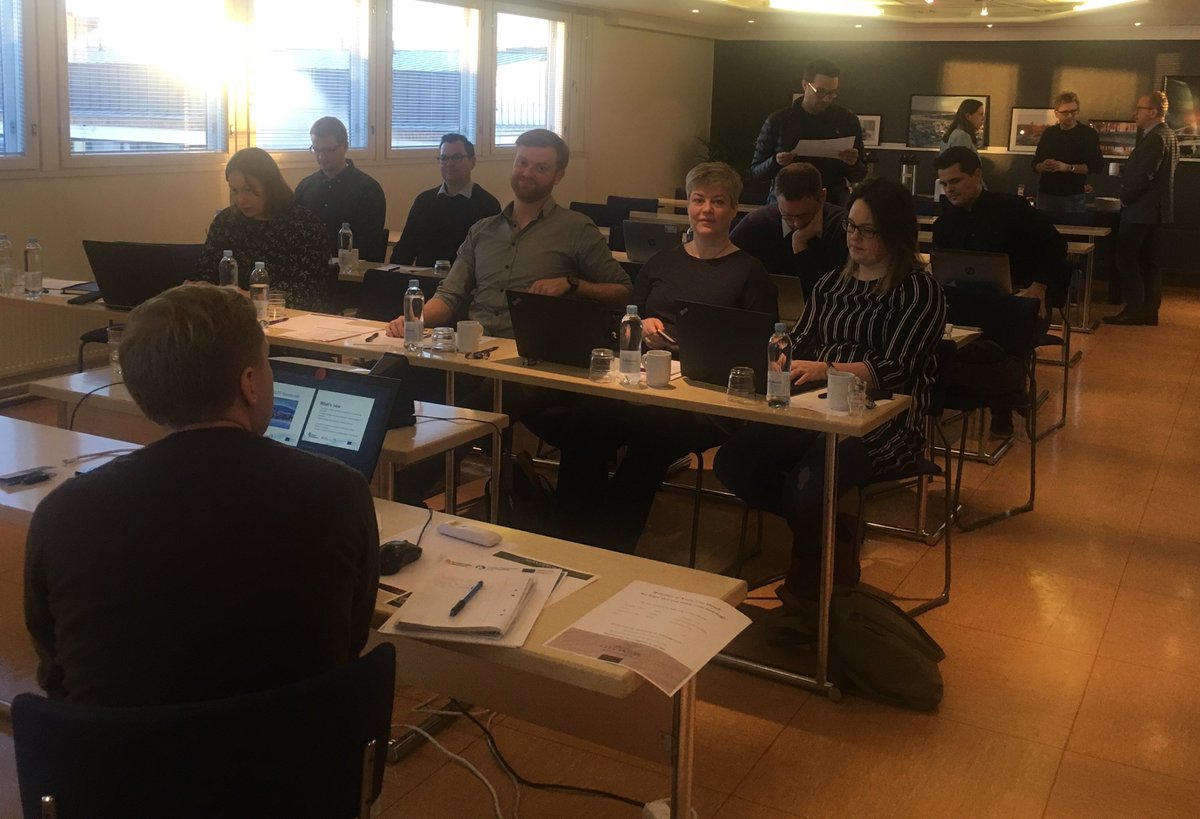 ClimateNPA's tweet photo. The CLIMATE conference kicked off today with Joakim Bergsten, Sundsvall Municipality discussing Cloudburst and Heatwave Guidelines. Next up was Cathy Burns, Derry City and Strabane District Council giving an update on the Adaptation Planning process #climatechange #adapt2change https://t.co/fGOTau4QMs