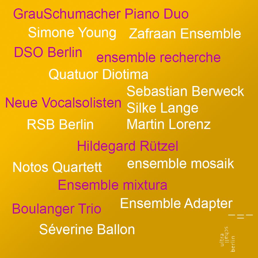 Unser Programm ist online!
➡️ ultraschallberlin.de
@DSOBerlin <a href="/zafraanski/">Zafraan Ensemble</a> #usb19 #NeueMusik #UltraschallFestival