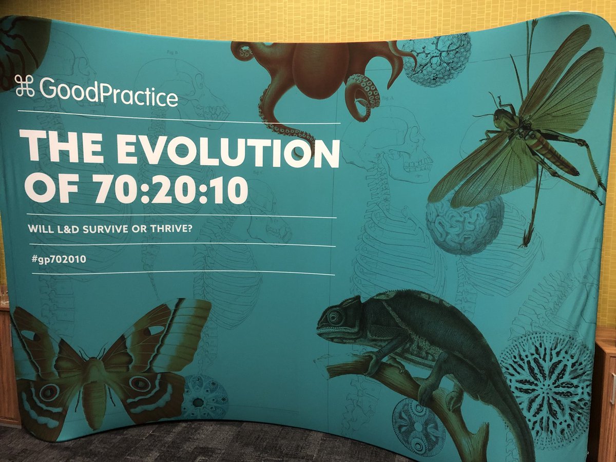 Looking forward to this event. The evolution of 70:20:10 with <a href="/GoodPractice/">Good Data Practice</a>