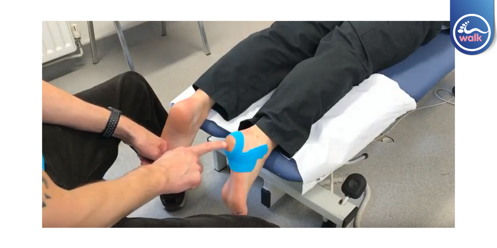 Walkfootcare's tweet photo. In this video, Dave demonstrates taping to Ian's heel to help with shock absorption https://t.co/LNY1Tn12Fq #podsfixfeet https://t.co/7xFTxG0WrB