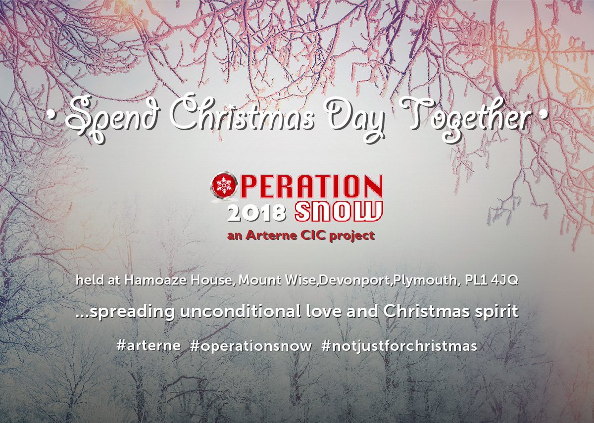 ArterneCIC's tweet photo. @ArterneCIC spreading unconditional love and Christmas Spirit. #arterne #operationsnow #community #notjustforchristmas #love https://t.co/hgr4lxx6rP