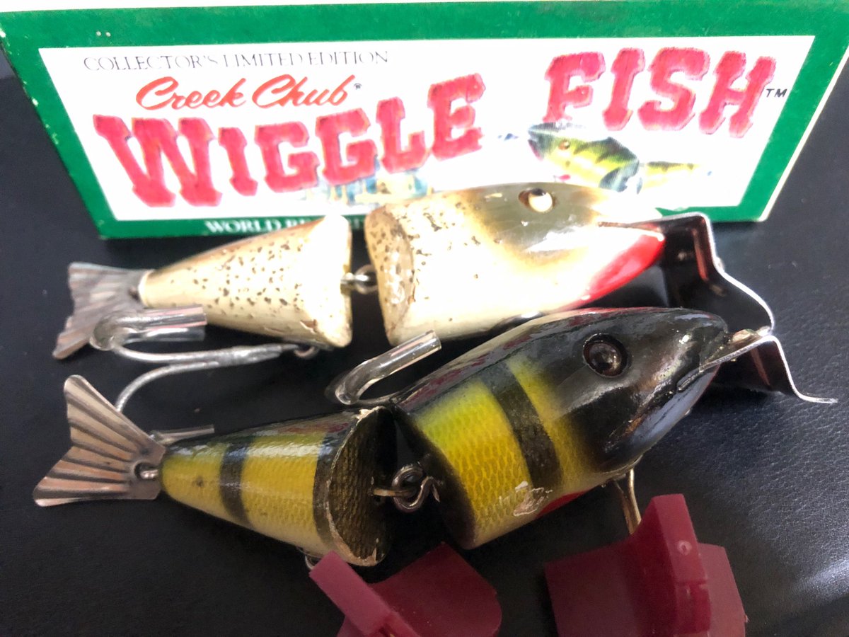 RoadGames's tweet photo. 実釣用と観賞用🐟
#creekchub #wigglefish #bassfishing #lure https://t.co/xnaRaAKdpF