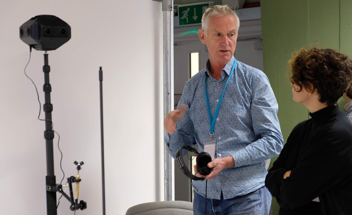 Me <a href="/fuseboxbtn/">The FuseBox</a> with thanks to <a href="/wiredsussex/">Wired Sussex</a> giving us residents the chance to explain to <a href="/ace_southeast/">Arts Council England, South East</a> that 360 degree, 3D video capture including spatial ambisonic audio is quite straight forward really when you have <a href="/DetuCamera/">Detu</a>  and #tetramic ...nice pizza too.