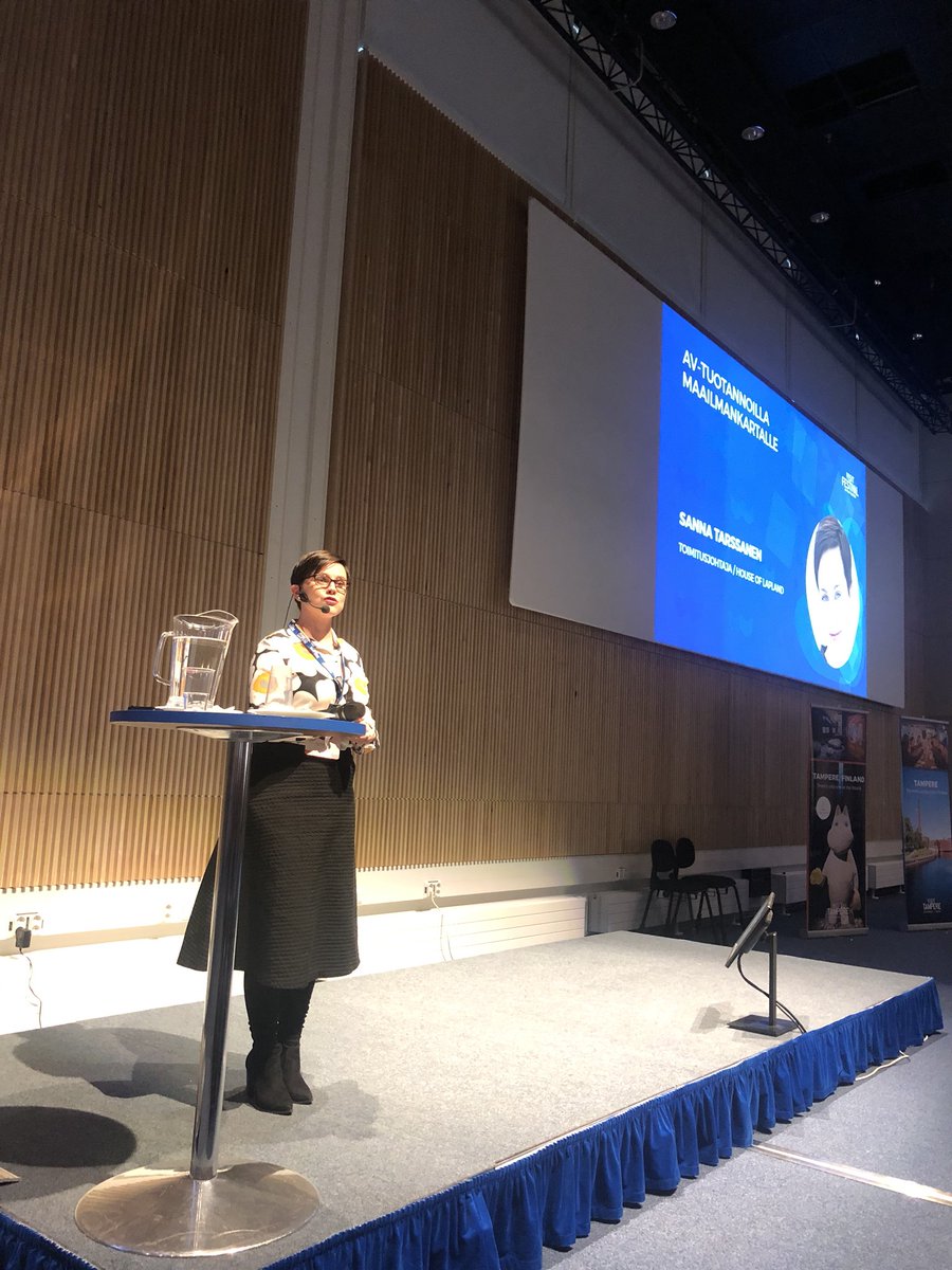 Films and Destination Marketing-what a great opportunity. <a href="/sannatarssanen/">Sanna Tarssanen</a> from <a href="/houseoflapland/">House of Lapland</a> sharing the secrets. #VisitFestival #Visittampere