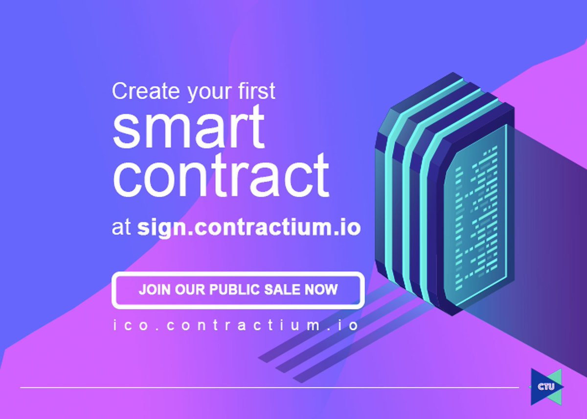 contractium's tweet photo. Tokenizing businesses seems to be an interesting thing at the moment with various businesses either into it or considering to join the new ride towards increase efficiency and reduced cost. Are you going to get involved? Join the train through https://t.co/qZcMiG3HvV #ctu #ico https://t.co/msr3CeOtkJ
