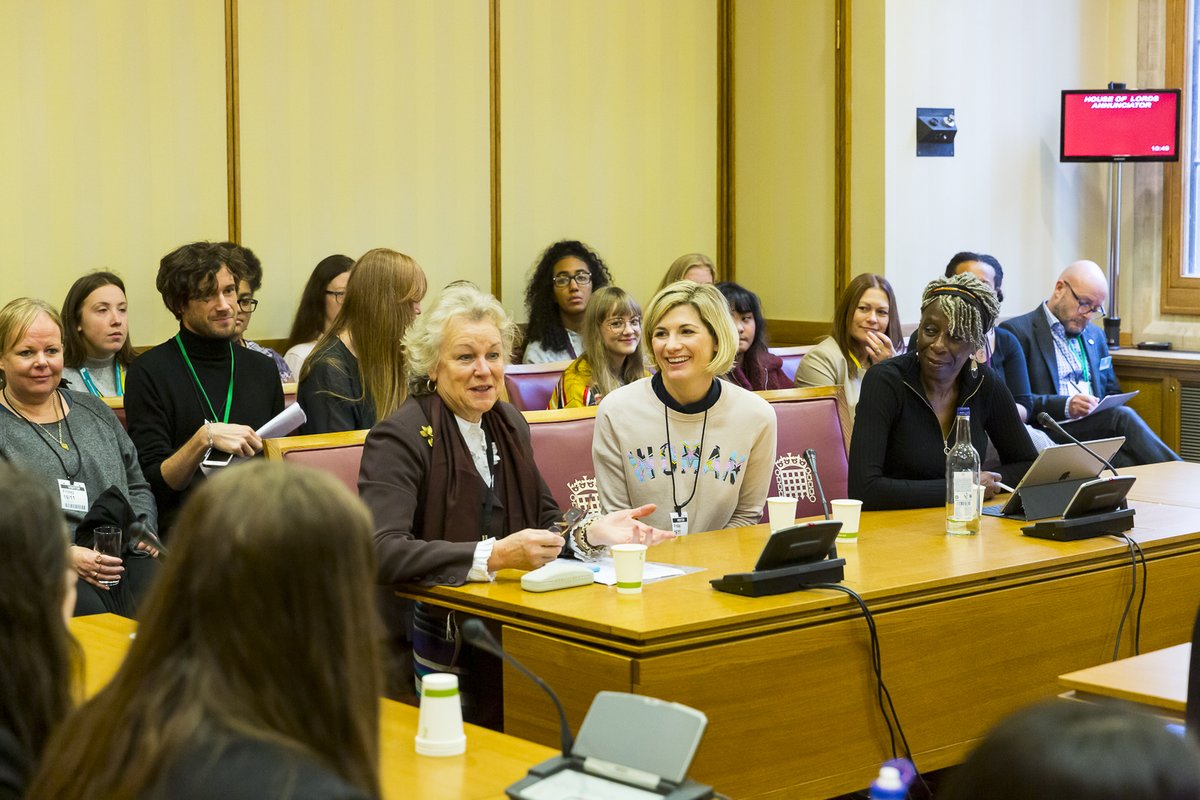 Great to have @bbcdoctorwho Jodie Whittaker at our @UKHouseofLords #girlsbreakingbarriers event last week 'People heard my accent and assumed that I’m not very bright. Now at 36, I know that my voice counts as much as someone with a ‘posh’ accent' An important #oracy message