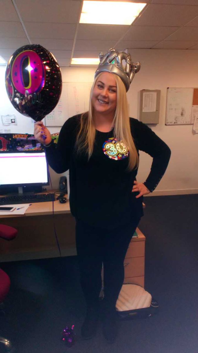 Today we are celebrating Rachel's 30th birthday! 🎊🎉🎈🎁🎂
Rachel has worked in the hotel for the last 10 YEARS!! That's a third of her fun filled years devoted to the hotel -  woohoo...lets celebrate! 🥂🍾