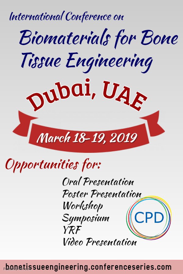 2019Bone's tweet photo. #BTE_2019 #Hurry and be a part of this esteemed event and get a chance to interact with eminent #speakers from all around the globe and do not miss the great opportunity to win the best #poster_presentation_award at the conference. https://t.co/Uu5uvxgG78