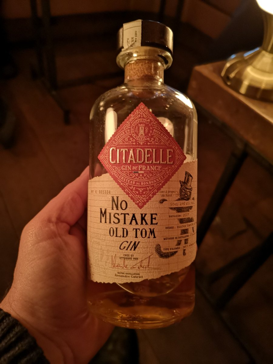The Ginasium ⚗🍸 (@theginasium) on Twitter photo I had a great evening yesterday tasting <a href="/CitadelleGin/">Citadelle Gin</a> in <a href="/DemonAndWise/">Demon, Wise & Ptnrs</a> they were all great but the "No Mistake" Old Tom was excellent, it has reopened an interest in barrel aged gins, previously closed by experiences with gins aged in old barrels rather than new barrels. I had a great evening yesterday tasting <a href="/CitadelleGin/">Citadelle Gin</a> in <a href="/DemonAndWise/">Demon, Wise & Ptnrs</a> they were all great but the "No Mistake" Old Tom was excellent, it has reopened an interest in barrel aged gins, previously closed by experiences with gins aged in old barrels rather than new barrels.