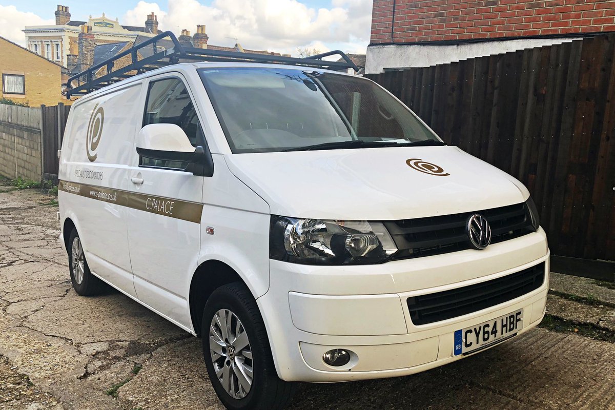 GreenSignUK's tweet photo. Van sign writing for our customer C.Palace LTD https://t.co/bBhtZualyS