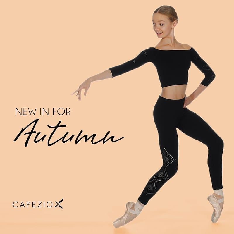 DWCentral's tweet photo. Head-turning new dancewear from @capezio has just landed ☄
 Striking new leos, warm ups &amp; seperates are waiting for you! Search NEW INs on our site ⤴️
 #Capezio #NewCollection #Newin #dancelooks #dancewear #leotards #dance #leotards #leggings #croptops #activewear #autumn https://t.co/Q76ul5Nme3