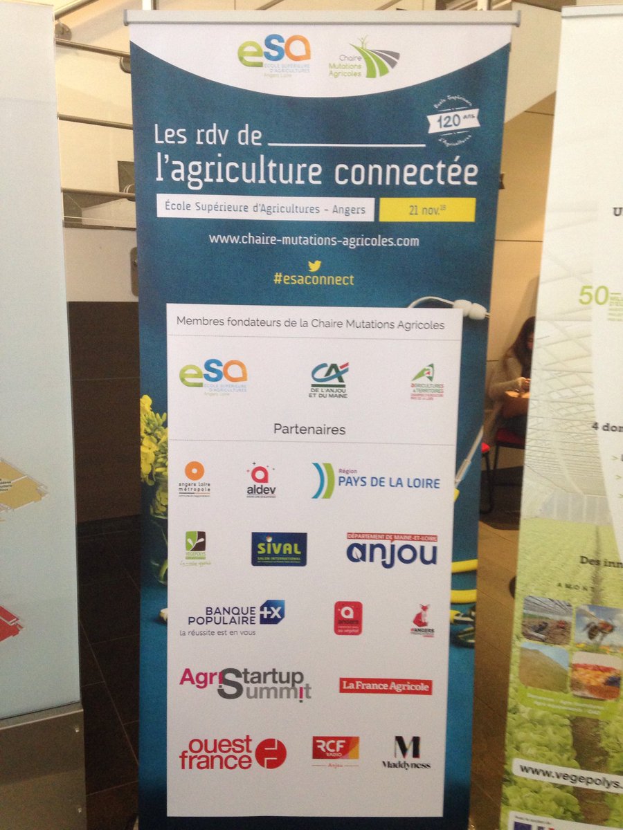 La ⁦<a href="/BanquePopulaire/">Banque Populaire</a>⁩ partenaire des rendez-vous de l'agriculture connectée organisés par le ⁦@Groupe_ESA⁩