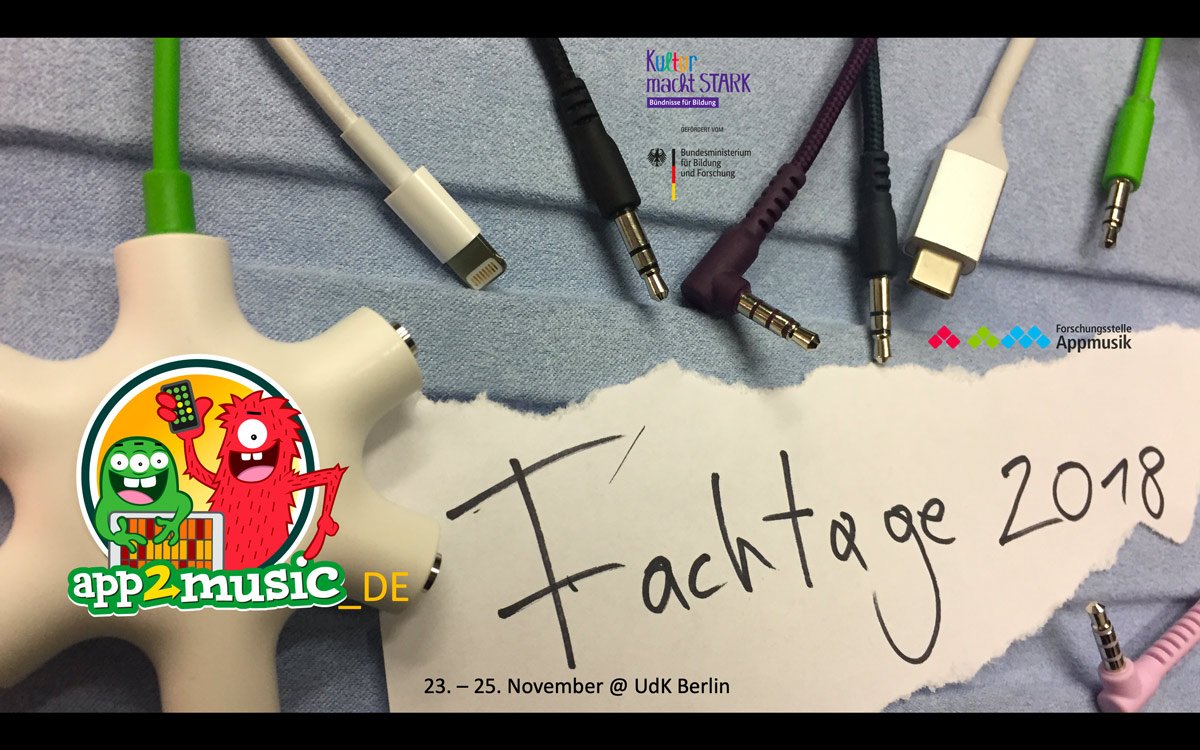 We are getting closer to our big event...
Wir freuen uns auf den Austausch mit vielen spannenden Ideen für Musikangebote mit Tablets &amp; Smartphones in der Kulturellen Bildung.