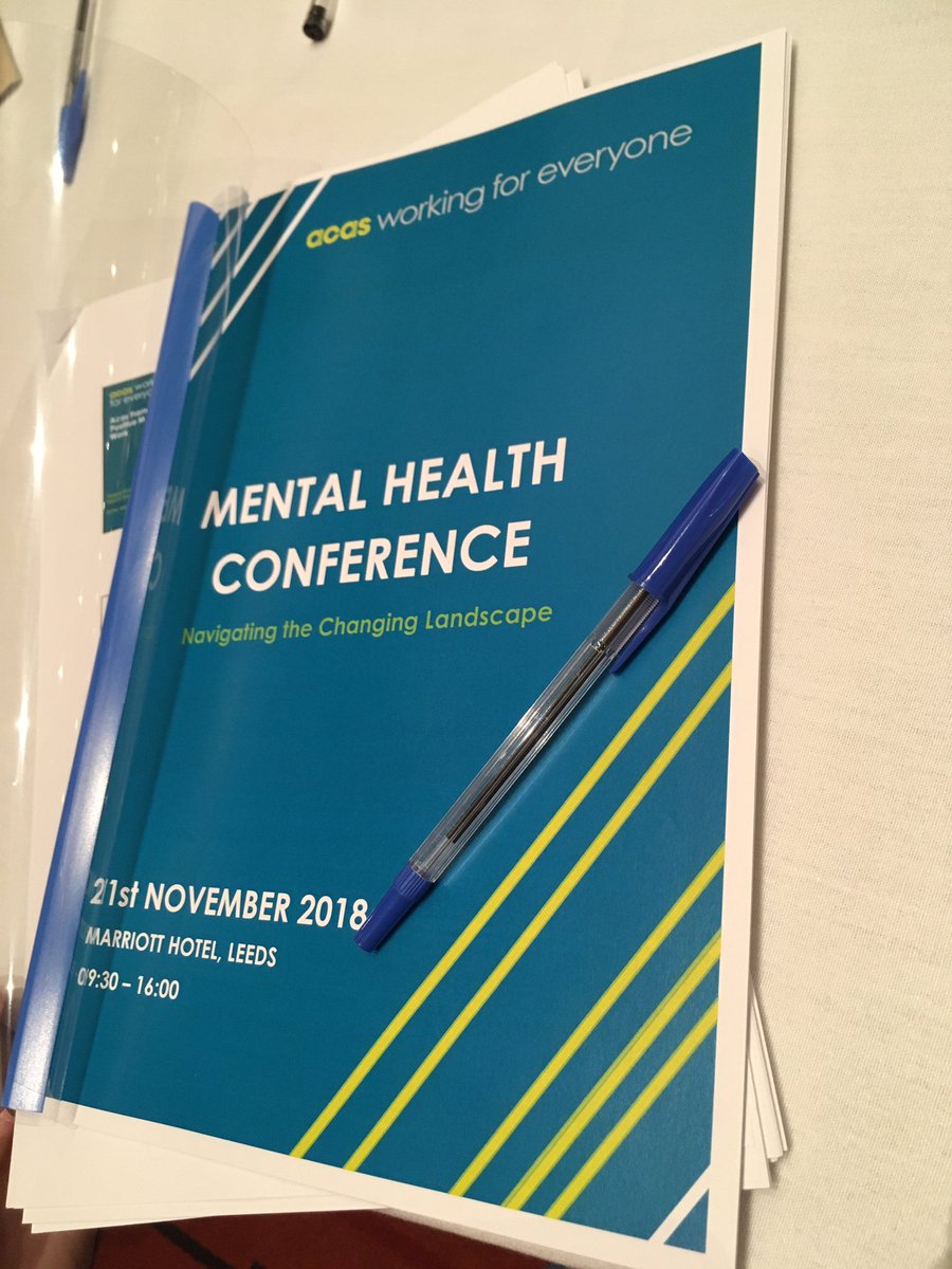OH_Services's tweet photo. Representing OHS at the Acas Mental Health Conference 2018. Let’s talk! 🗣

#AcasConfLeeds #mentalhealth https://t.co/bHCF7L7DX7
