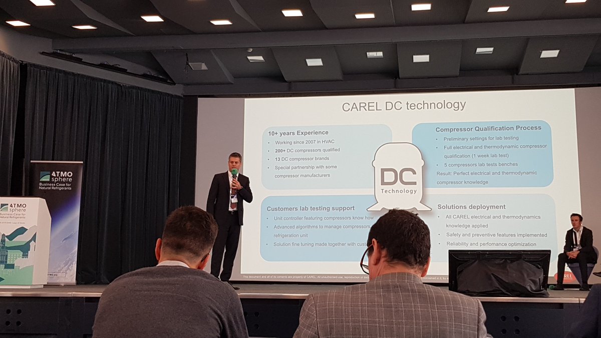 CAREL_group's tweet photo. Diego Malimpensa now at #ATMOEurope presenting #CARELNatRef solutions for semi plug-in showcases
@ATMOEvents #GoNatRefs #meetCAREL #ConnectedEfficiency https://t.co/myyWpcez7r