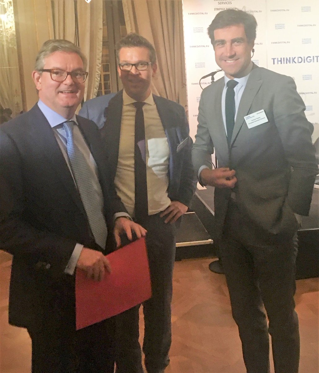 BSAnews's tweet photo. We’d like to say thanks to @ebsummiteurope for organizing #ThinkDigital2018. It was great to discuss #AI’s impact across sectors with speakers & participants. Also to @JKingEU for his closing words & all of our members that joined our 30th anniversary reception! #ThinkDigital2018 https://t.co/W29if0P44a