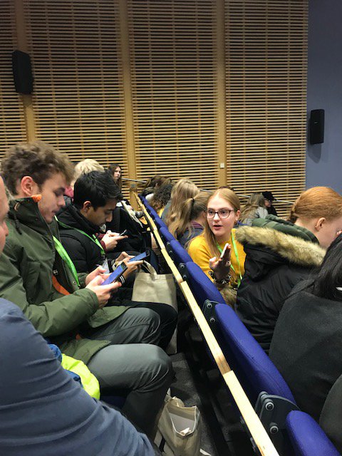 SCHS_SixthForm's tweet photo. UEA Futures 18 trip. This is the welcome and why go to university in the Thomas Paine study centre https://t.co/UBeLP7aBJd