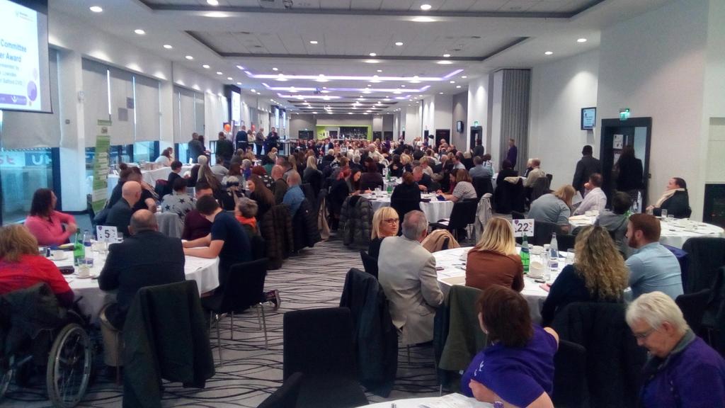 Nice to see so many familiar faces at this years Heart of Salford awards. Little Hulton being well represented with quite a lot of nominations for different groups and individuals.