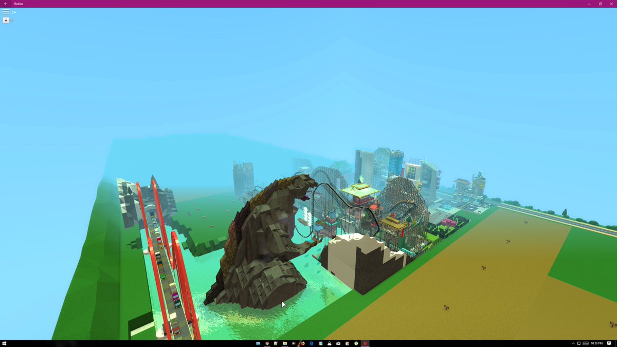 barrelboy's tweet image. What happens when a ginormous kaiju makes landfall on an unsuspecting theme park? imgur.com/a/ZcOUXSC