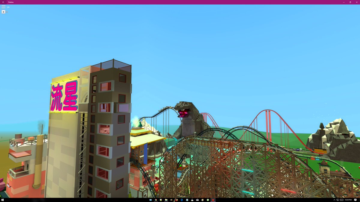 barrelboy's tweet image. What happens when a ginormous kaiju makes landfall on an unsuspecting theme park? imgur.com/a/ZcOUXSC