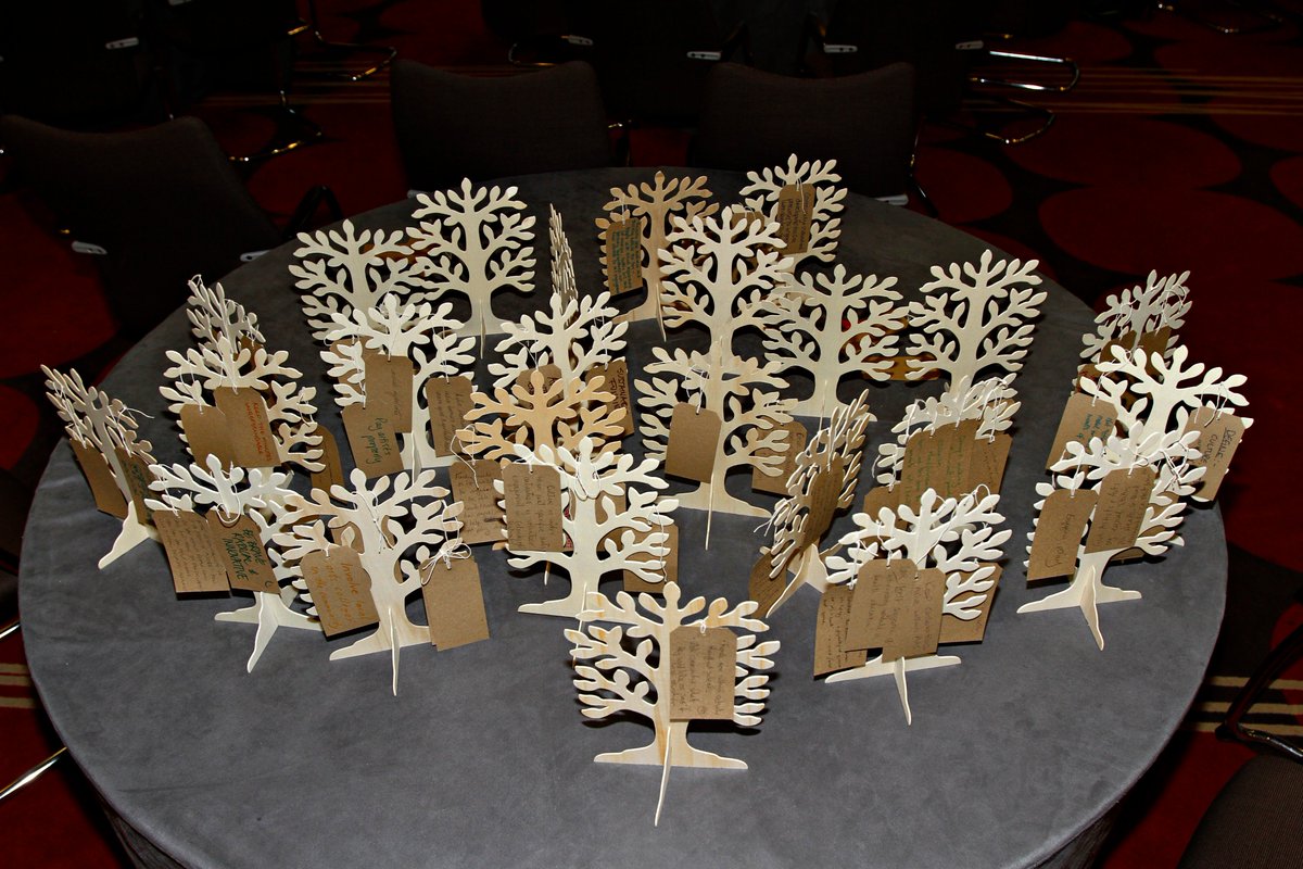 VHSComms's tweet photo. We are 'leafing' through the wonderful Forest of Ideas created by our delegates at yesterday's Annual Conference #GetThePic18 https://t.co/W77FSXc2Nj
