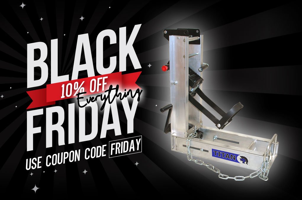 BadgerLadder's tweet photo. Black Friday starts NOW! Best Sale of the Year! Save 10% off EVERYTHING. Use coupon code - FRIDAY Expires 11/25/18 #ladders #blkfri #blackfriday #sale #scaffold #aluminumpumpjacks #DIY #renovation #remodel #contractor #construction #painting #siding https://t.co/USsmfR2MHS https://t.co/7r1thYipxc