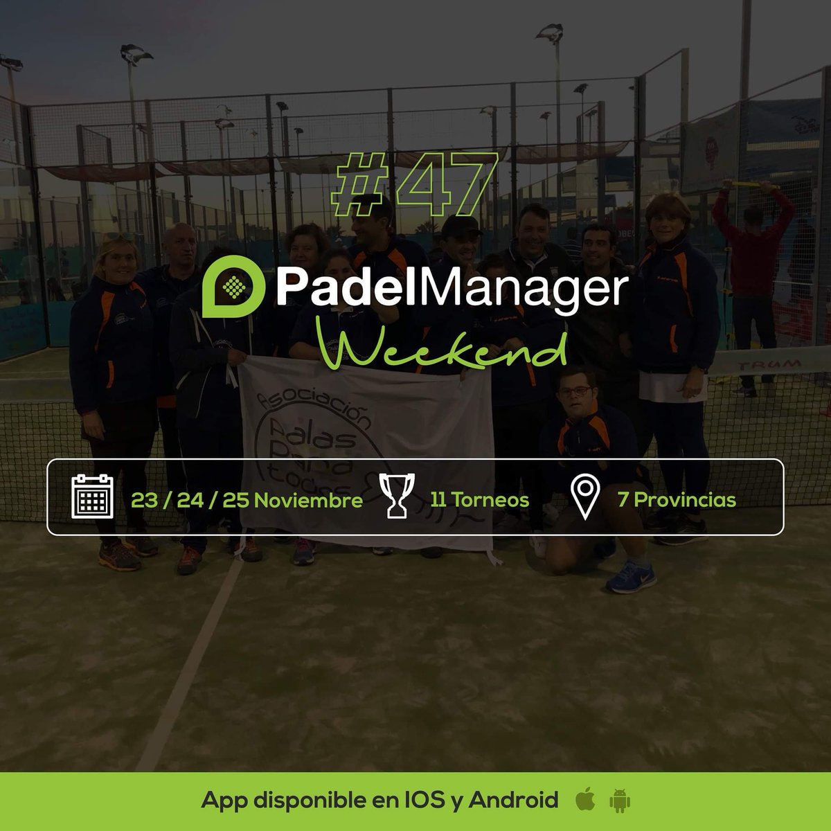 PadelManager's tweet photo. Hoy los protagonista de nuestra sección semanal son parte de los integrantes de @palasparatodos, que realizan su primer torneo benéfico el próximo 30 junto a @navarrocarolina.

Inscripciones ⬇️
https://t.co/YwfalFZFe4

#PadelManager #Torneo #Padel #Málaga https://t.co/w8naa1CAfv