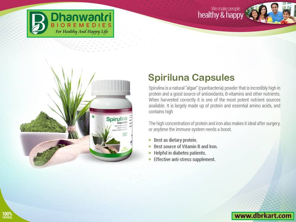 DBioremedies's tweet photo. #Spiriluna is a ideal nutrition food. #Spiriluna #capsules helps to builds immunity, protect eyesight, obesity, anemia & fights stress. It includes essential #vitamins, minerals as well as #antioxidants. Help to reduce cholesterol.
#health #healthtips
https://t.co/8mQliST0bj https://t.co/cJTm9Y8xps